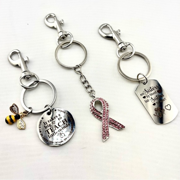 Inspirational Keychain Gift Bundle - Lot of 3 (Teacher, Sister, Hope) - Picture 10 of 10